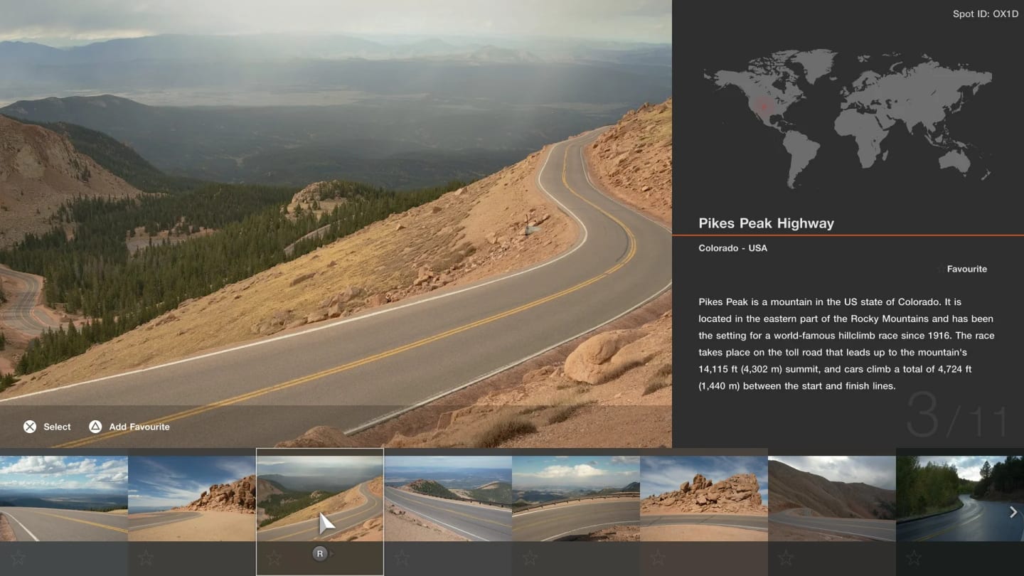 Pikes Peak en decor Scapes dans Gran Turismo 7