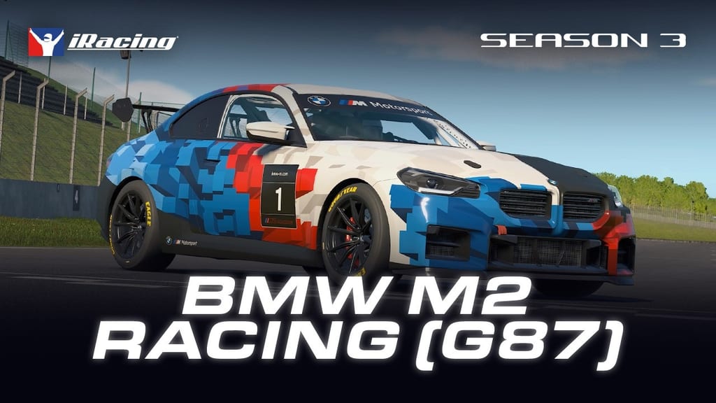 La BMW M2 Racing G87 en piste dans iRacing