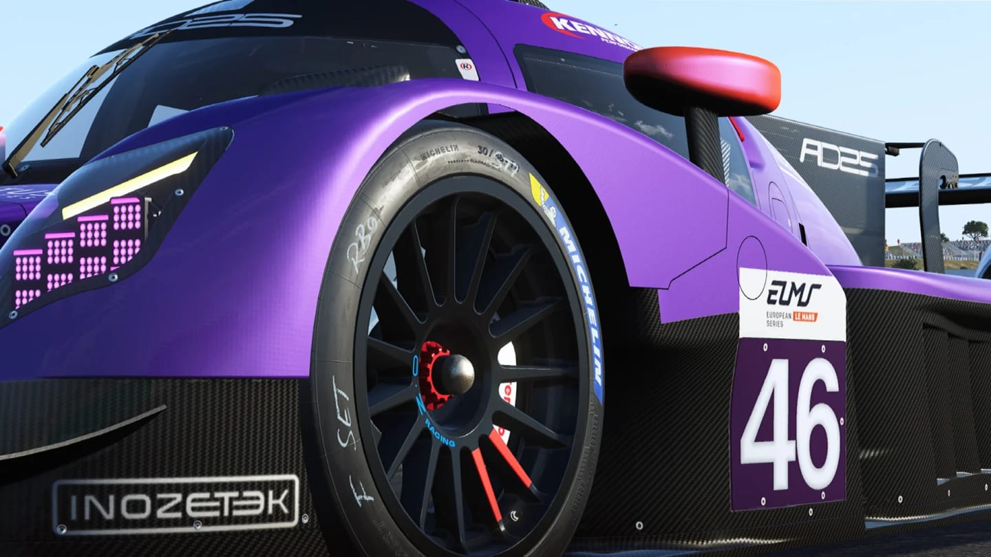 L'Adess AD25 de catégorie LMP3 dans Le Mans Ultimate