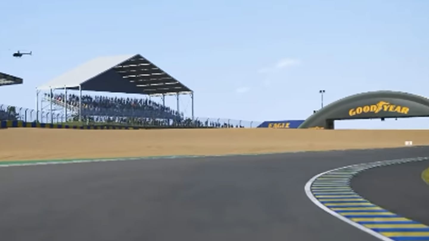 Nouvelle signaletique du circuit de la Sarthe dans Le Mans Ultimate
