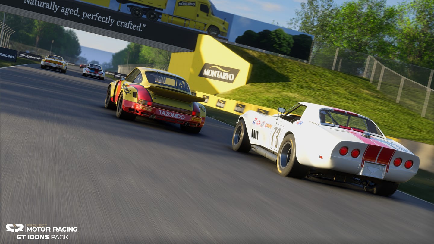 Voitures emblematiques des annees 60 et 70 dans Project Motor Racing