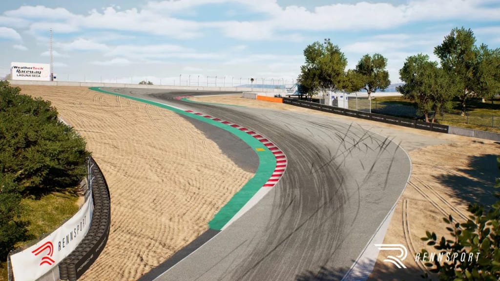 Le circuit de WeatherTech Raceway Laguna Seca dans Rennsport