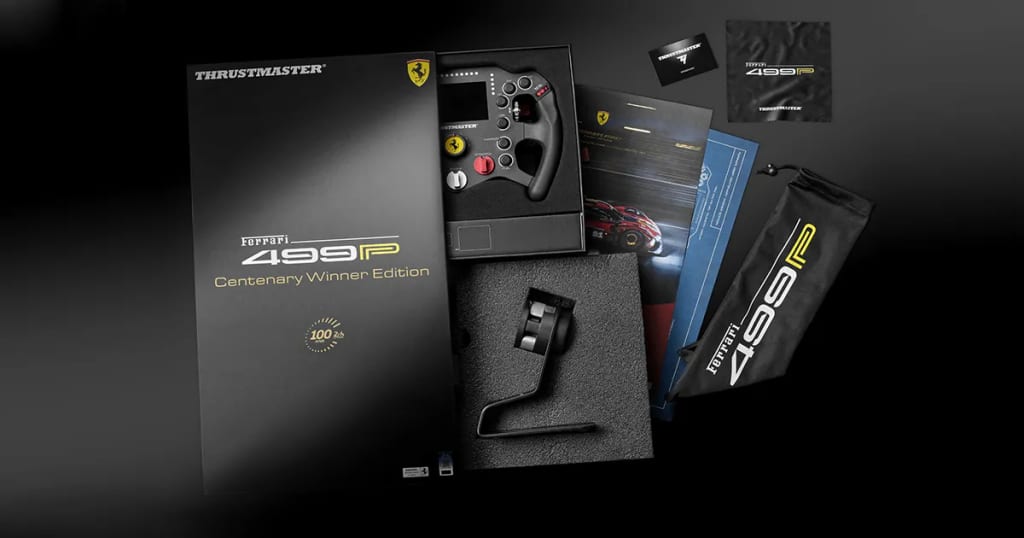 Volant Thrustmaster Ferrari 499P Hypercar edition collector