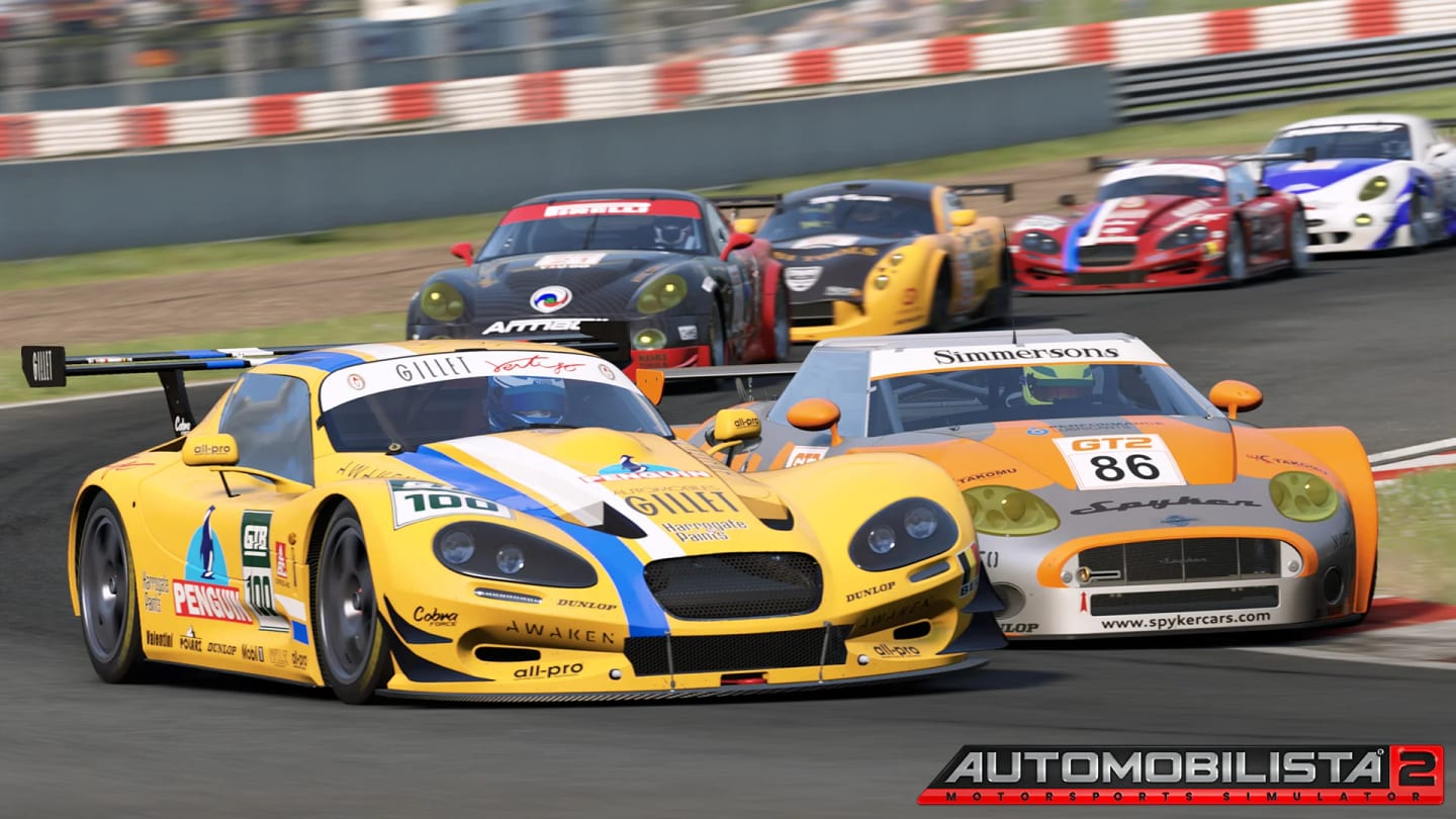 Gillet Vertigo et Spyker C8 GT2R dans Automobilista 2