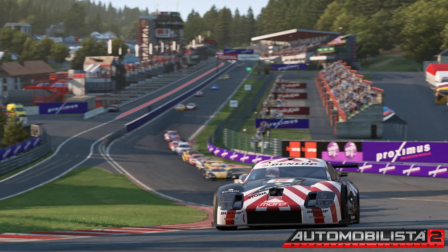 Lister Storm a Spa-Francorchamps dans Automobilista 2