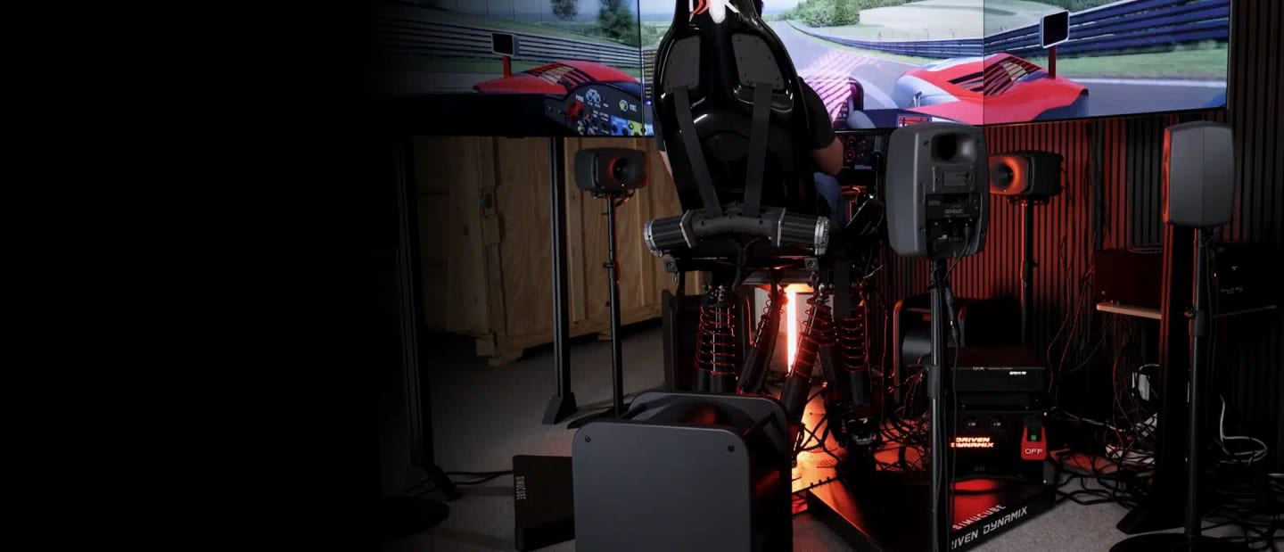 Le rig DDX Precision au siege de Simucube a Tampere