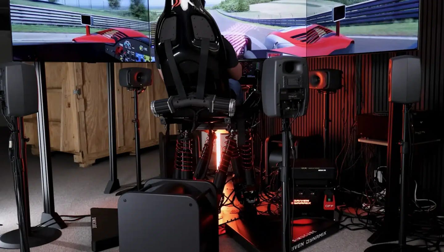 Simulateur DDX Precision, Driven DynamiX x Simucube x Genelec