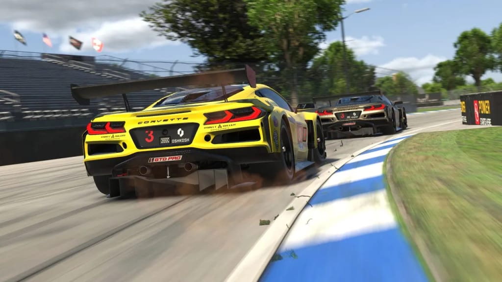 Visuel du simulateur iRacing