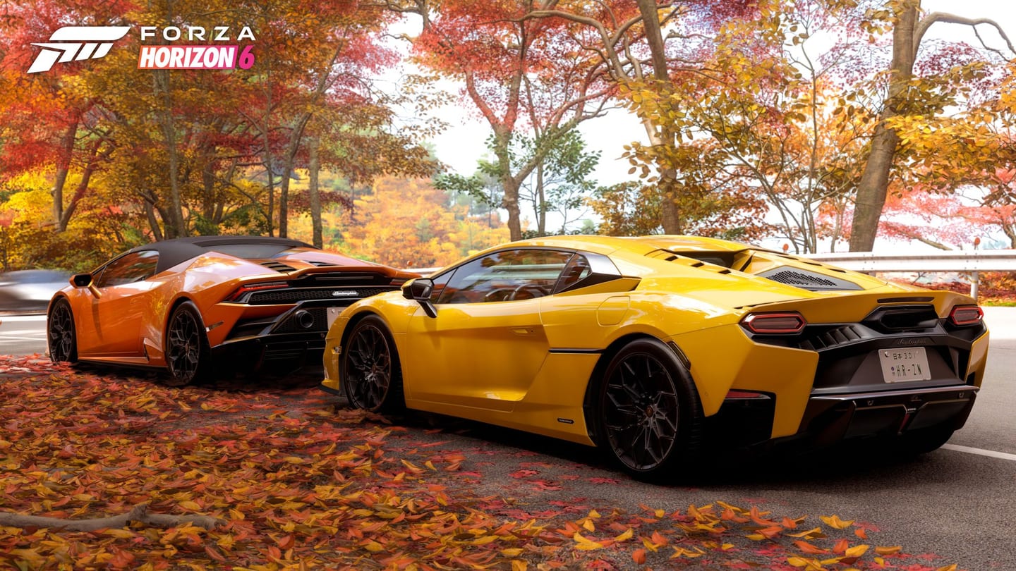 Trois Lamborghini de la Series 3 de Forza Horizon 6