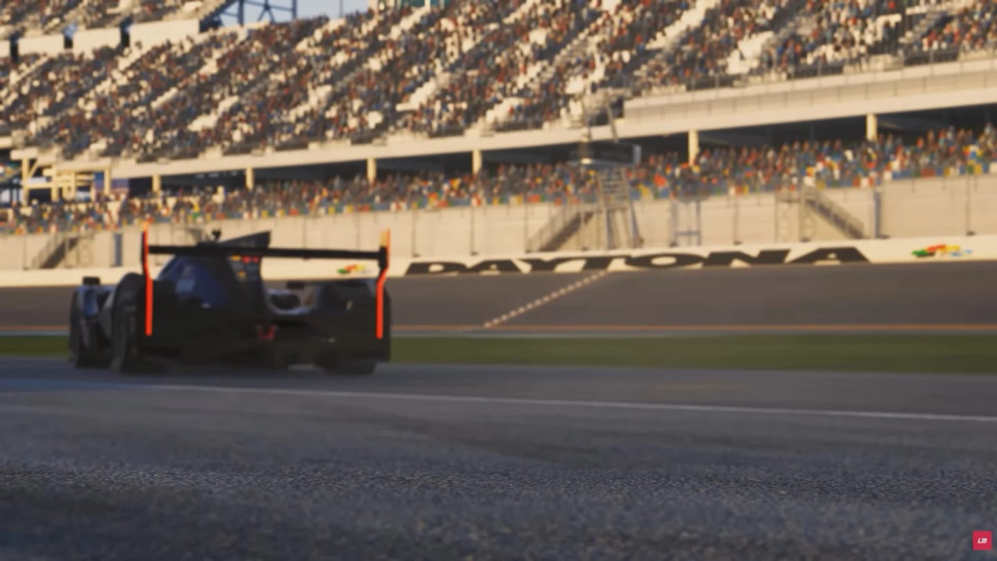 Cadillac sur le circuit de Daytona dans Le Mans Ultimate