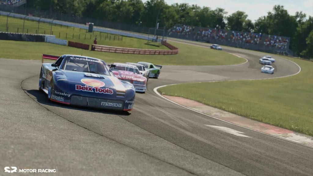 Une GT de Project Motor Racing en piste