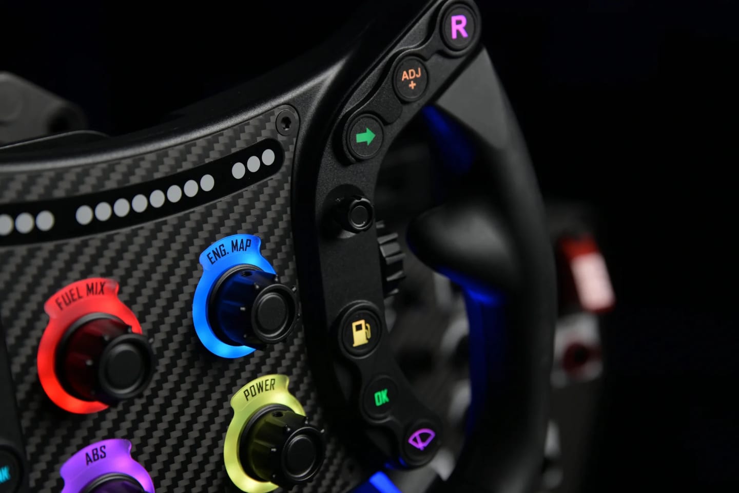 Boutons et commandes du volant Sim-Lab GTSL Pro