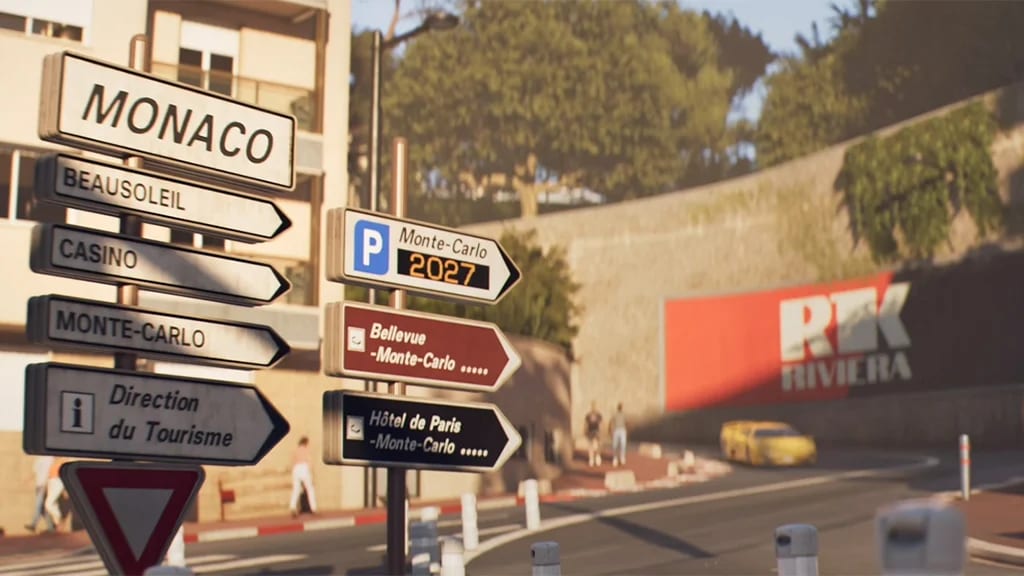 Lamborghini dans les rues de Monaco dans CLUTCH