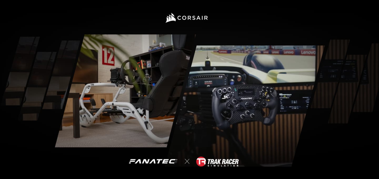 Corsair rachete Trak Racer et l'integre a Fanatec