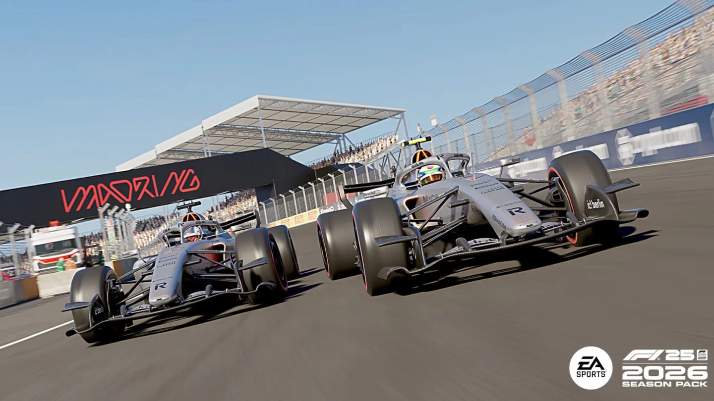 F1 25, extension 2026 avec Audi et le circuit du Madring