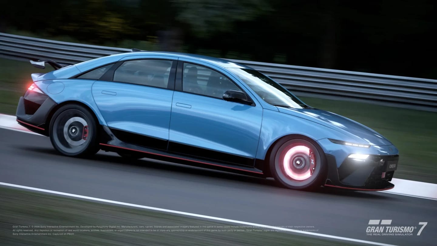 Hyundai Ioniq 6 N dans Gran Turismo 7