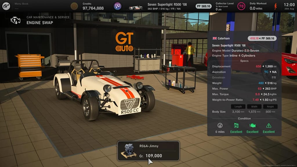 Nouveaux swaps moteur dans Gran Turismo 7