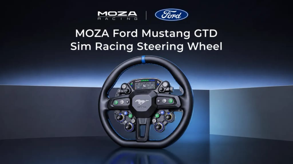 Volant MOZA Ford Mustang GTD sous licence officielle