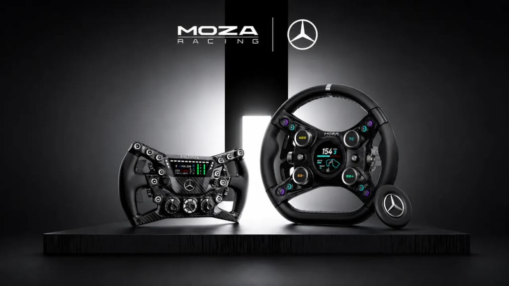Volants MOZA x Mercedes-Benz presentes a Cologne