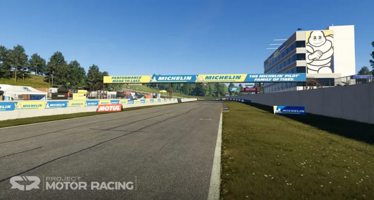 Circuit de Road Atlanta scanne au laser dans Project Motor Racing