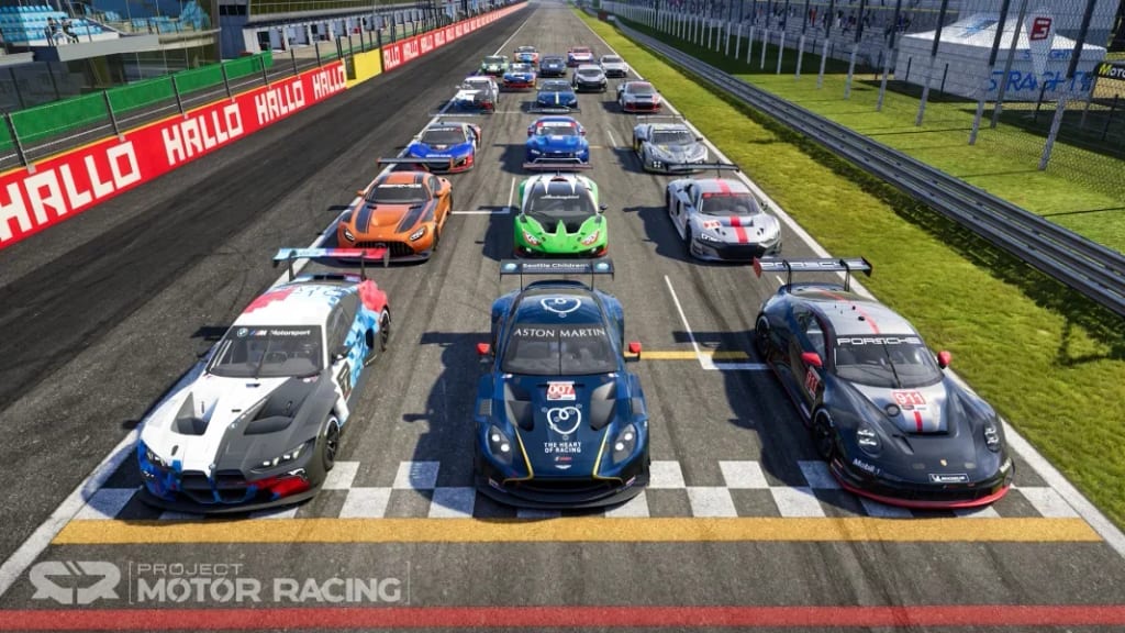 Voitures en course dans Project Motor Racing
