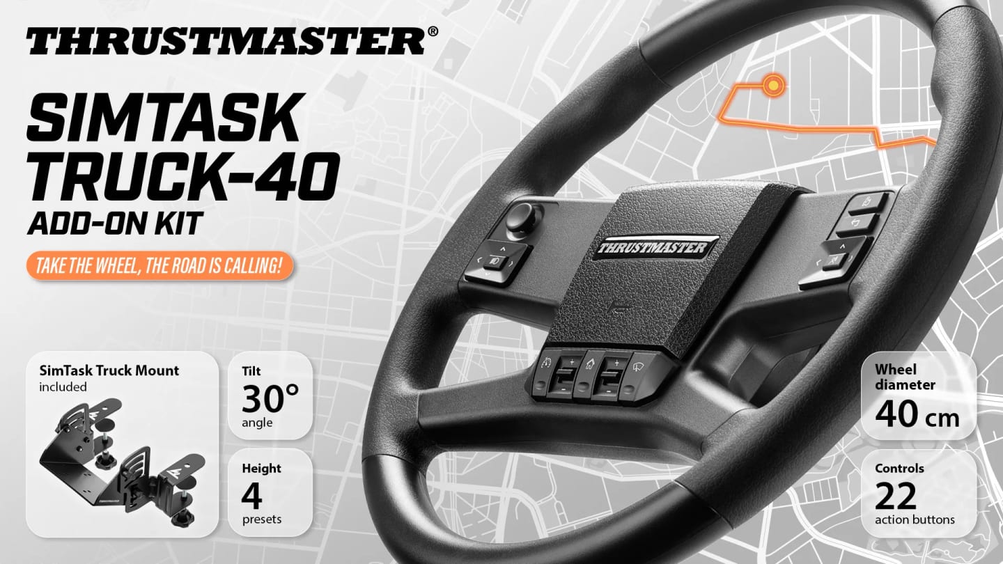 Volant Thrustmaster SimTask Truck-40 de 40 cm