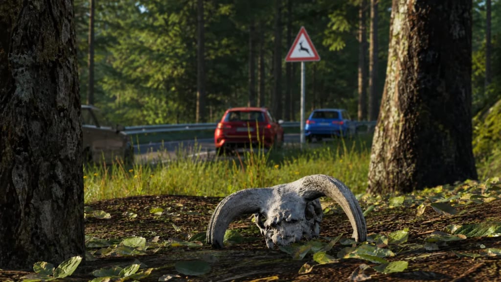 Trafic sur les routes de l'Eifel dans Assetto Corsa EVO