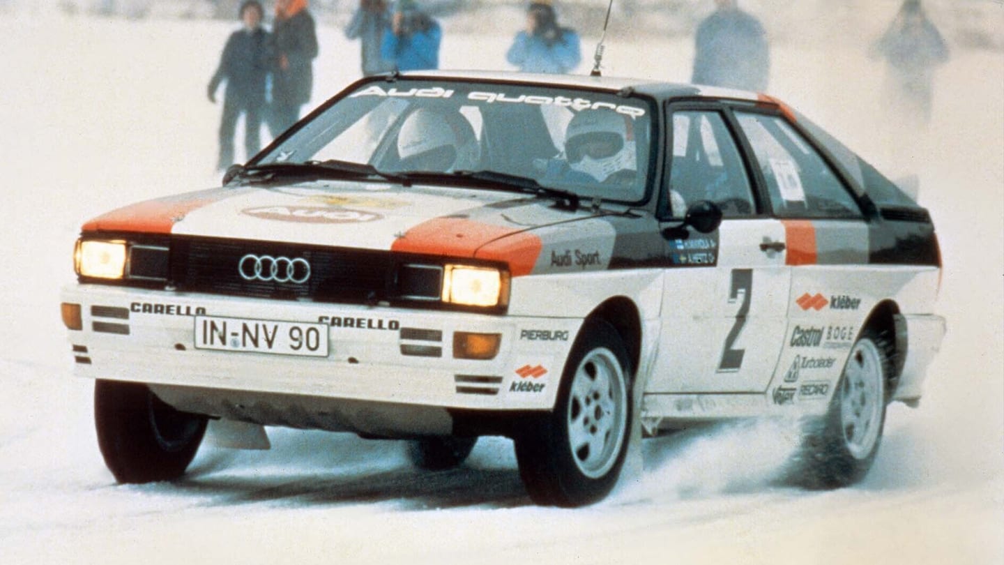 Audi Quattro Groupe 4 en rallye