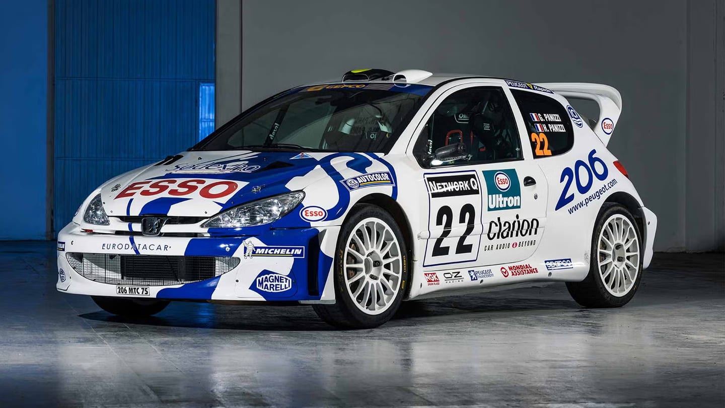 Peugeot 206 WRC en spéciale