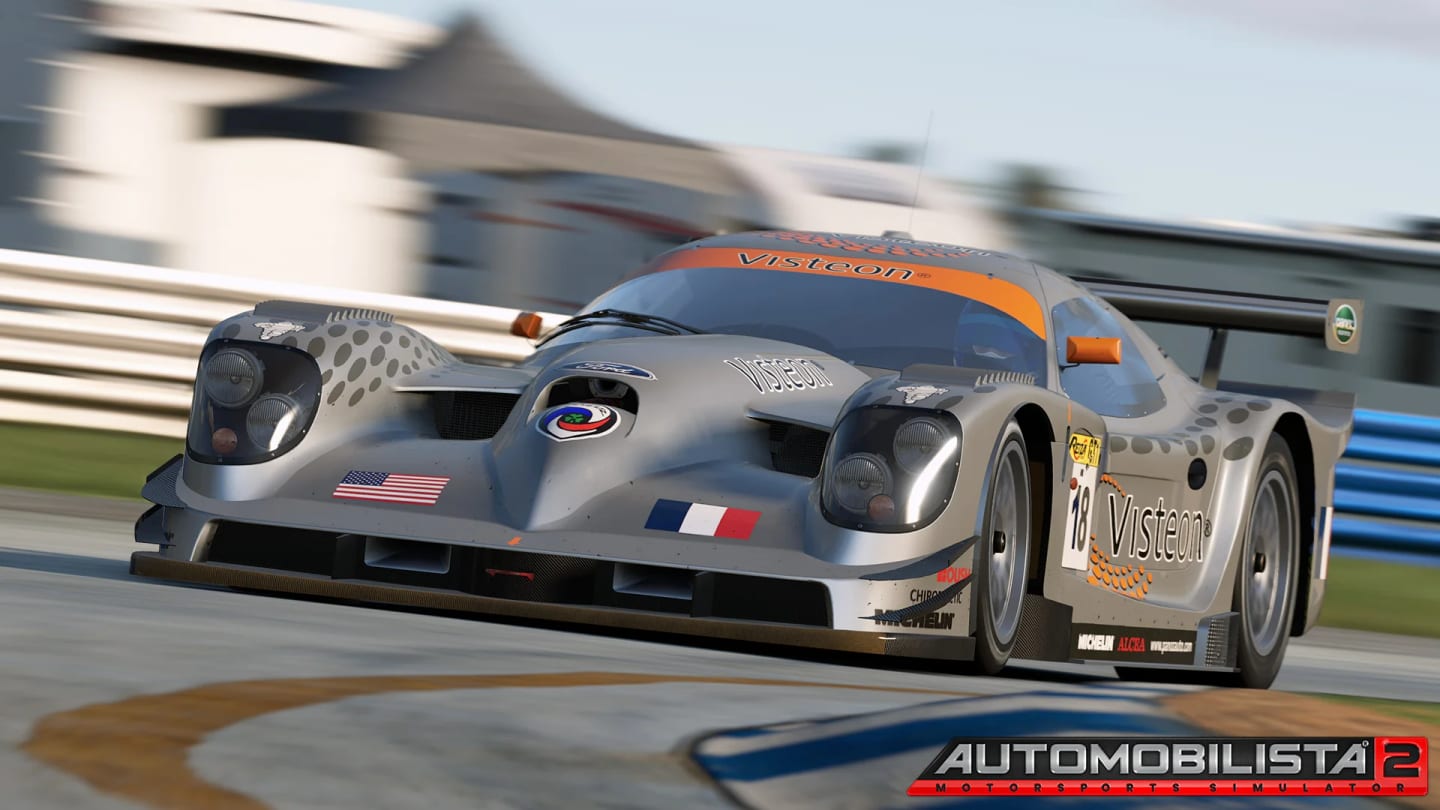Panoz Esperante GTR-1 en piste dans Automobilista 2