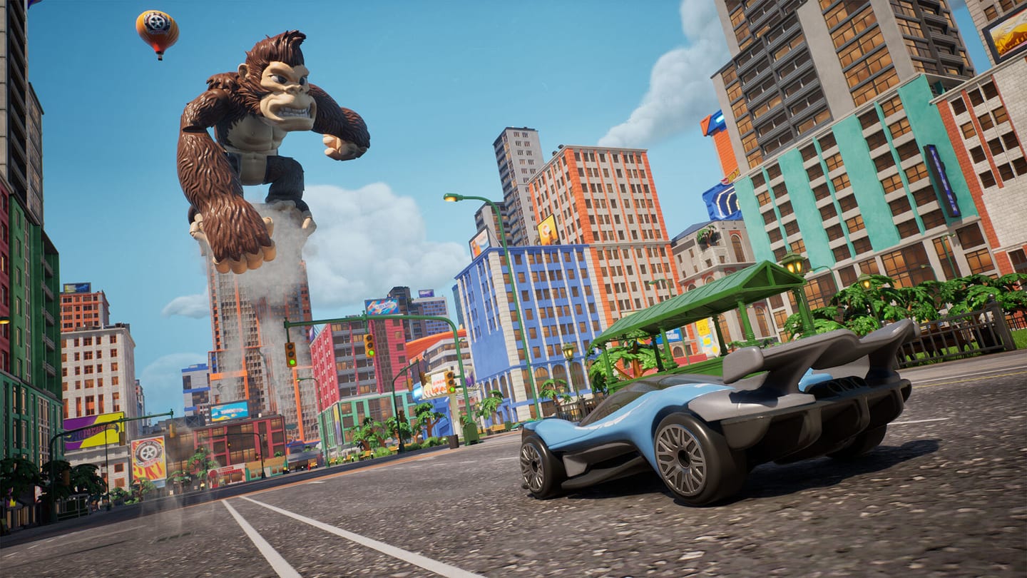 Hot Wheels Infinite Rush, course en monde ouvert sur une île diorama