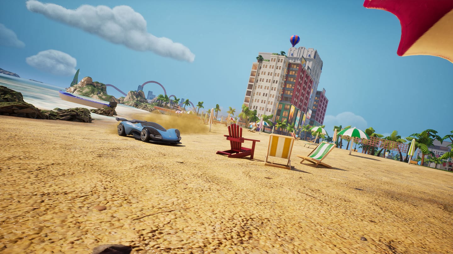 Hot Wheels Infinite Rush, environnement de jeu miniature