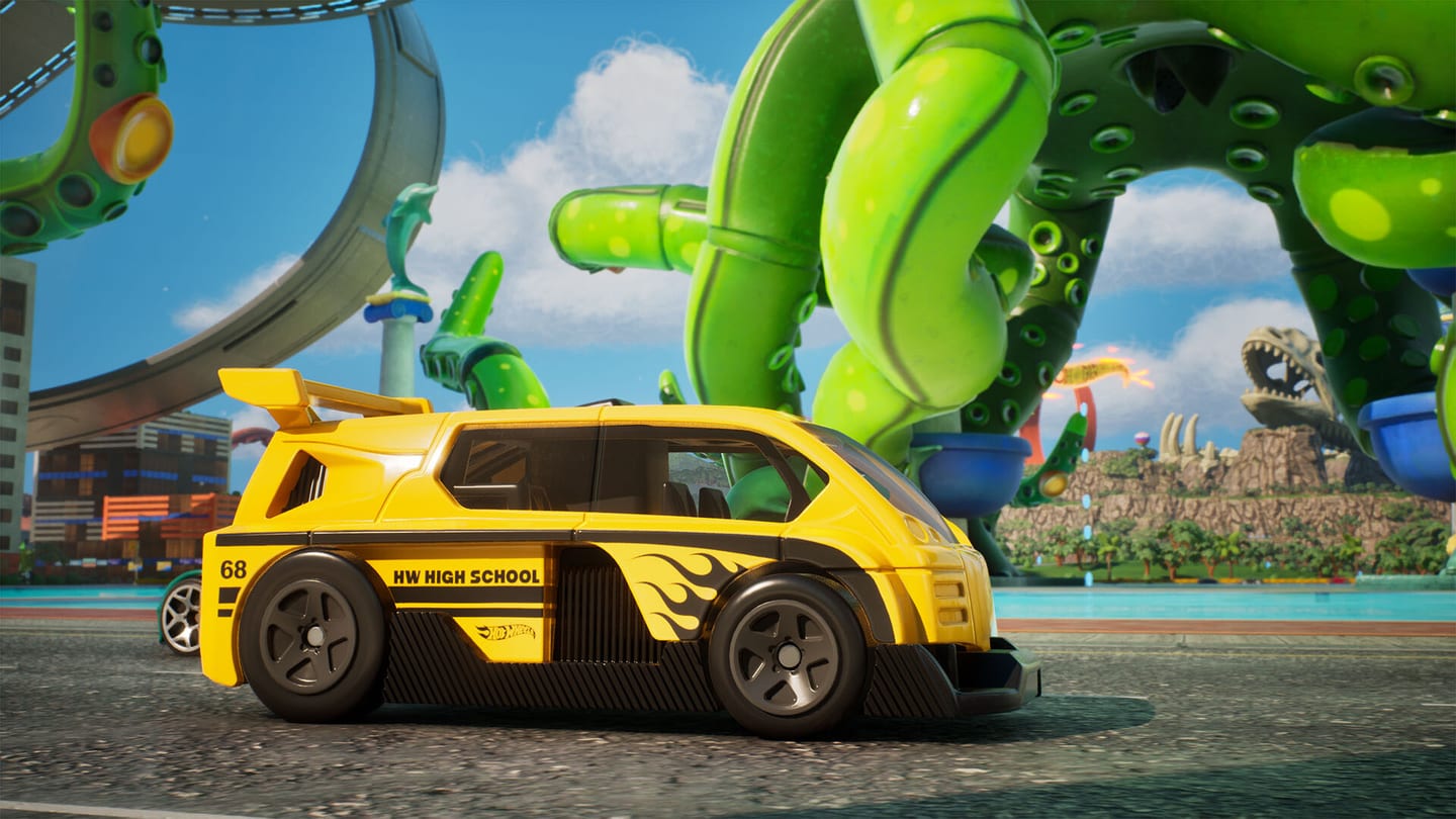 Hot Wheels Infinite Rush, course sur piste à thème