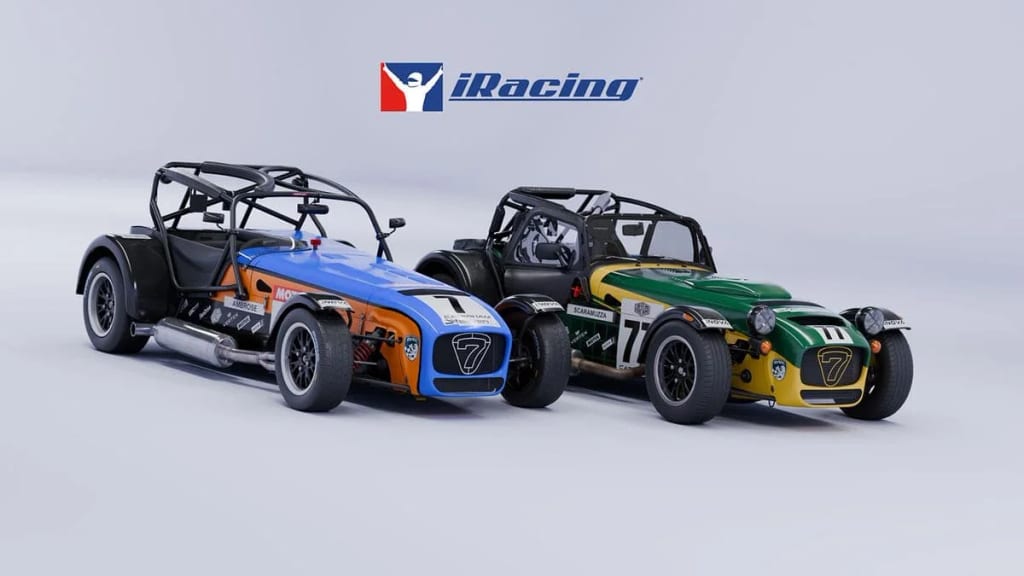 Peloton dense en course iRacing