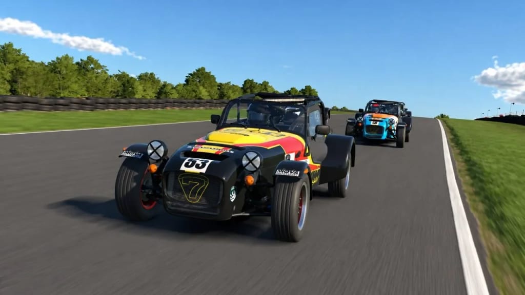 La Caterham Academy sur la piste dans iRacing