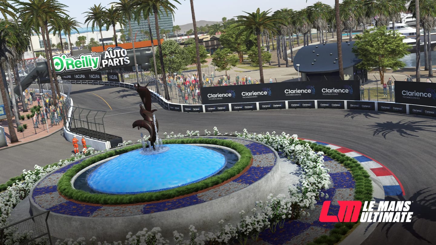 Le circuit urbain de Long Beach dans Le Mans Ultimate