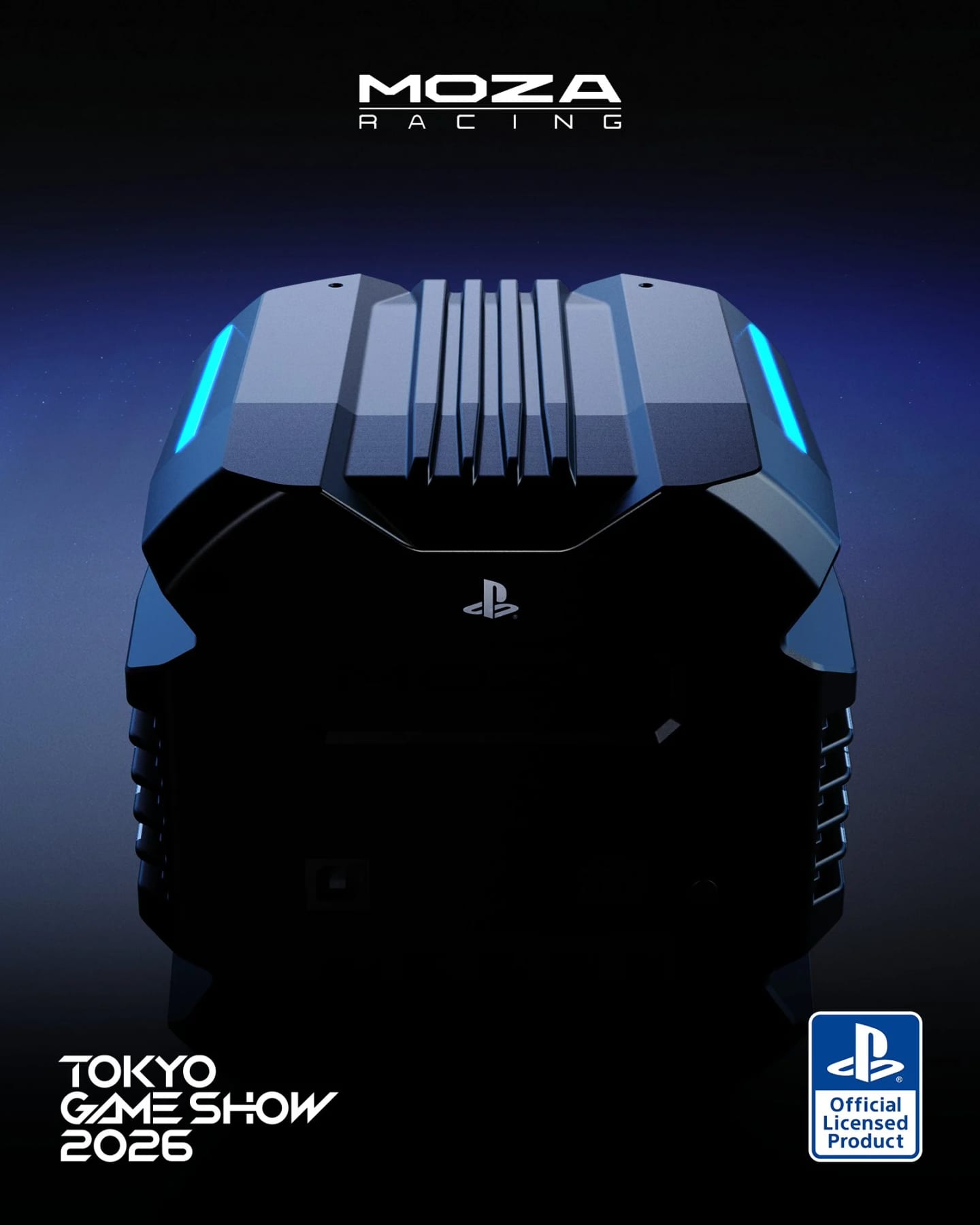 Le stand MOZA au Tokyo Game Show 2026 avec la nouvelle base PlayStation 5