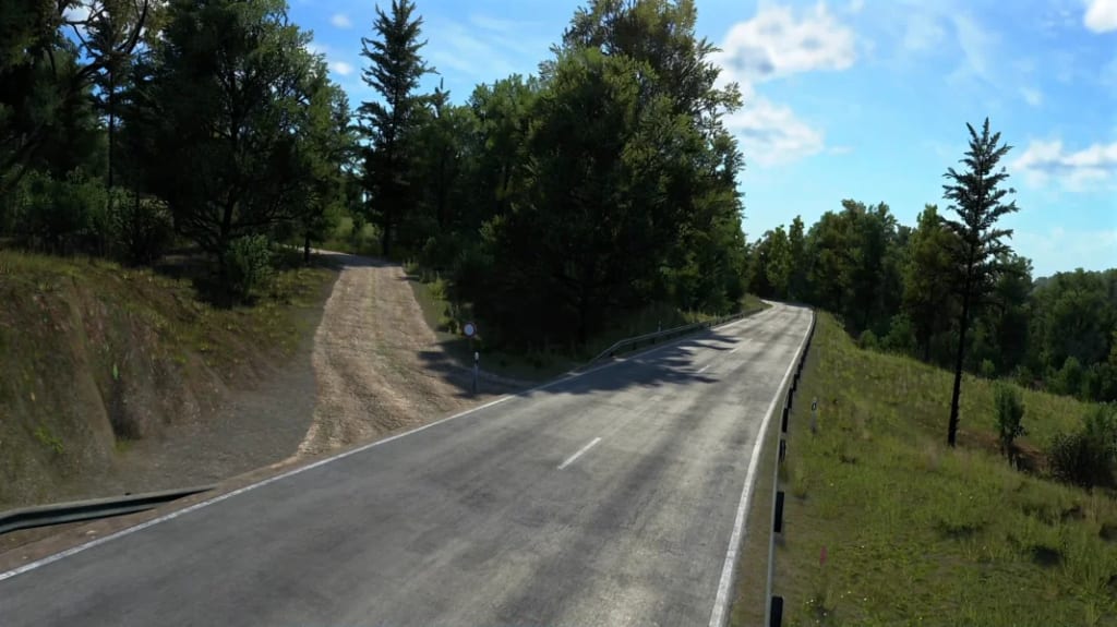 Assetto Corsa EVO, route de l'Eifel en free roam