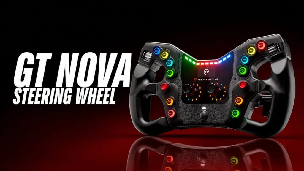 Volant Asetek GT Nova avec écran OLED
