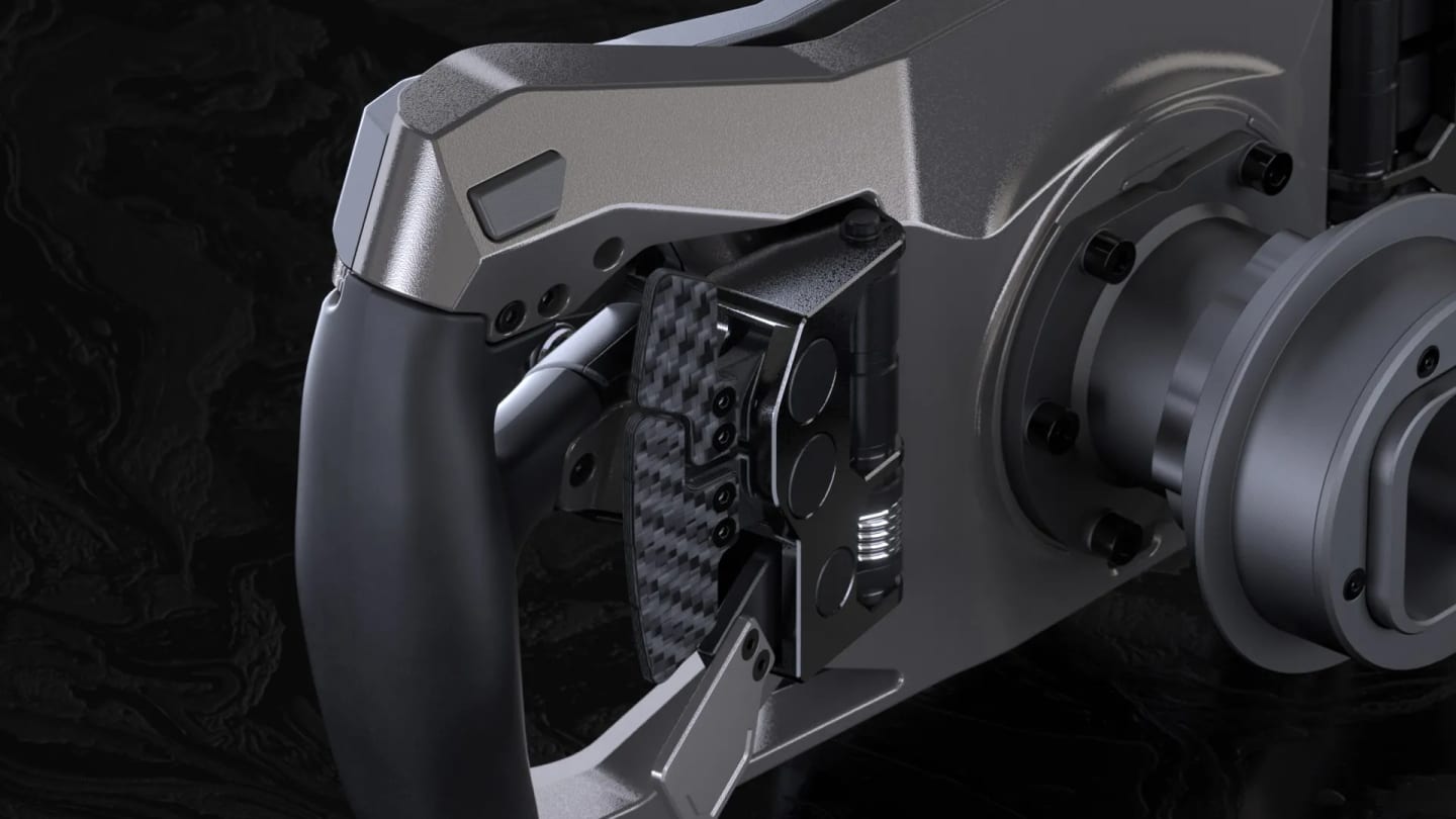 Fanatec Project Obsidian, vue du volant prototype