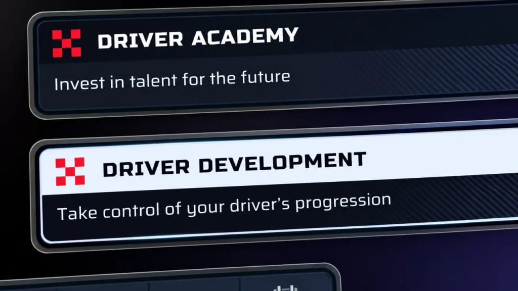 Motorsport Manager 2, capture de l'interface de gestion