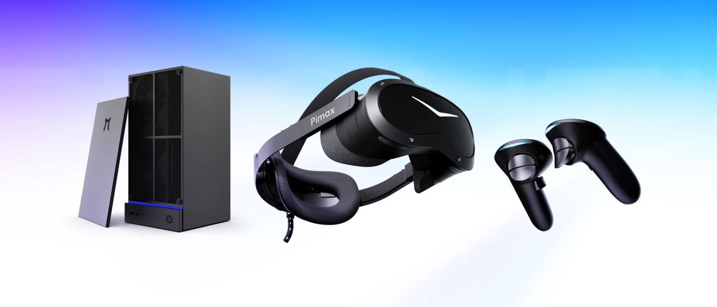 Pimax Crystal Pro, manettes, Spation et nouvelle identité visuelle