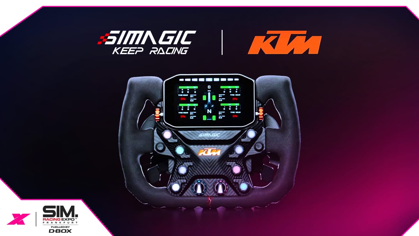 Simagic dévoile un volant KTM X-Bow GT2 sous licence officielle