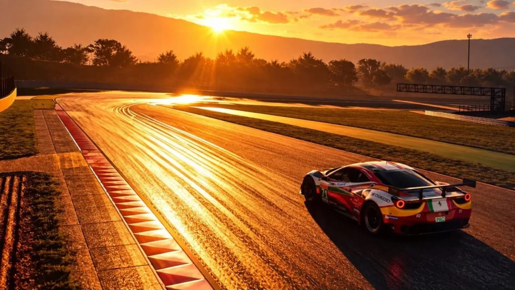 Unreal Corsa, rendu Unreal Engine 5 sur Assetto Corsa