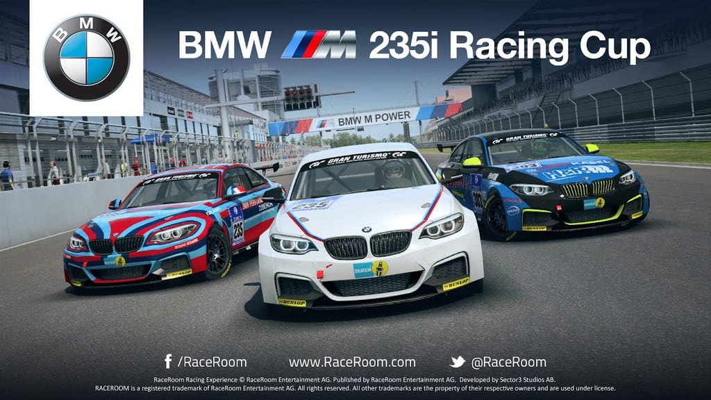 Les BMW M235i Racing disponibles sur Raceroom