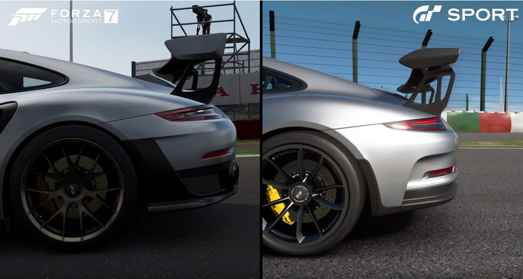 Gt Sport Vs Forza: un comparatif encore plus poussé…