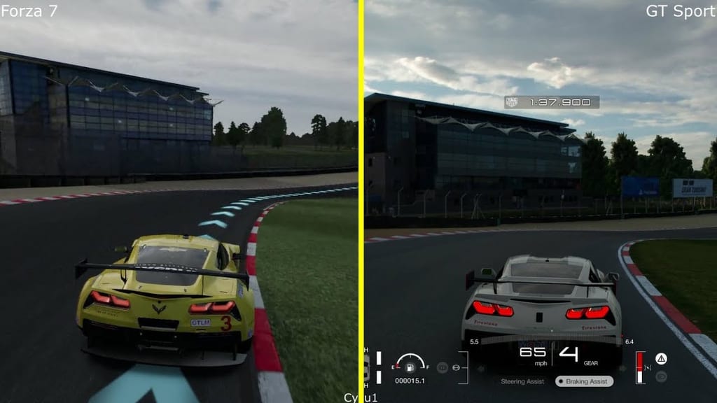 Comparatif : Forza Motorsport 7 Vs GranTurismo Sport