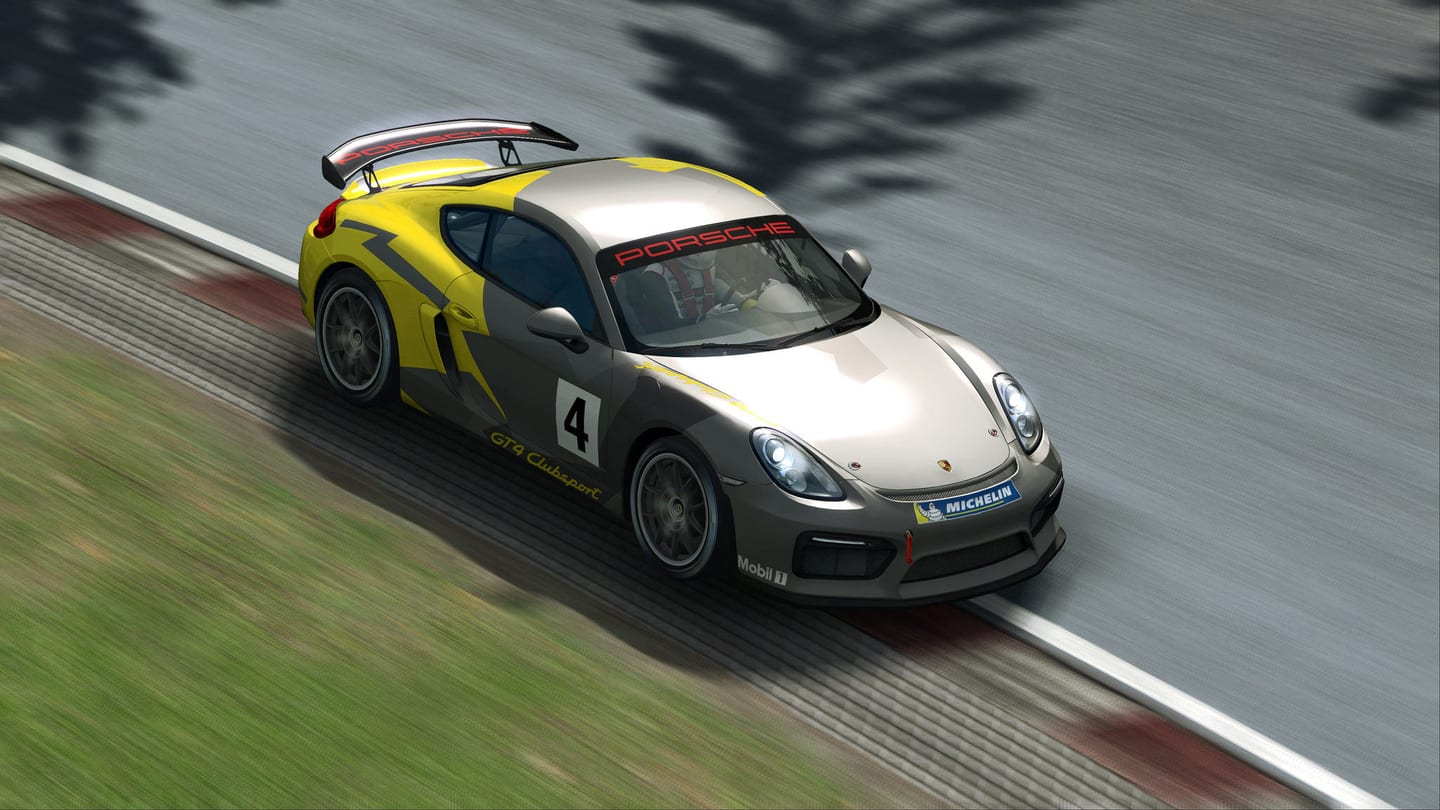 RaceRoom : Porsche Cayman GT4 confirmée
