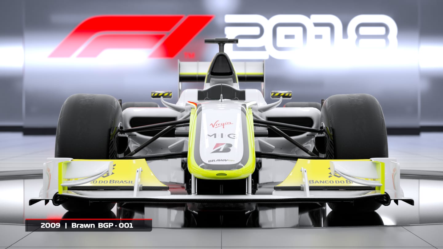 Brawn GP et Williams FW25 jouables dans F1 2018 si…