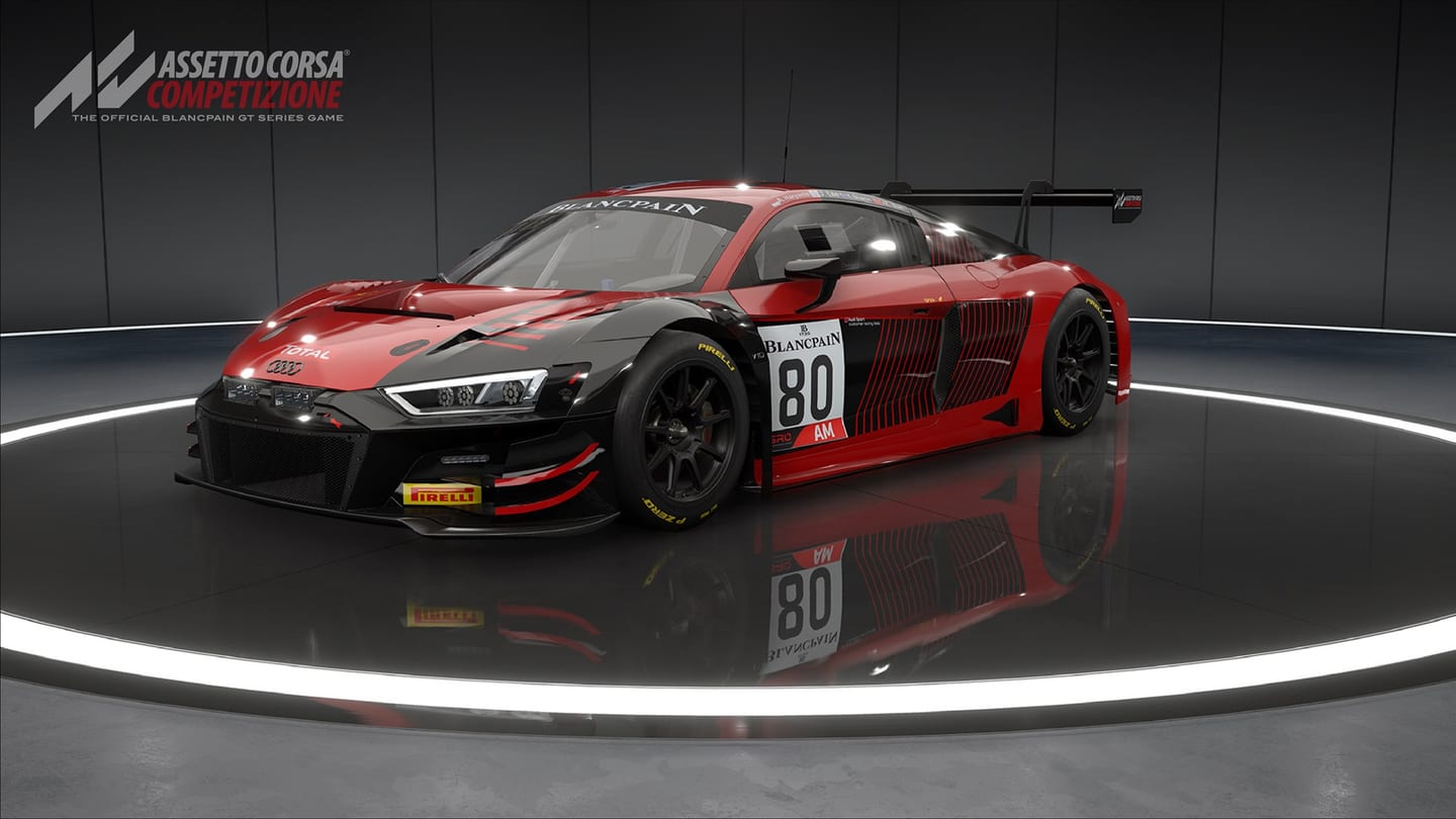 Au tour de la l'audi R8 sur Assetto Corsa Competizione